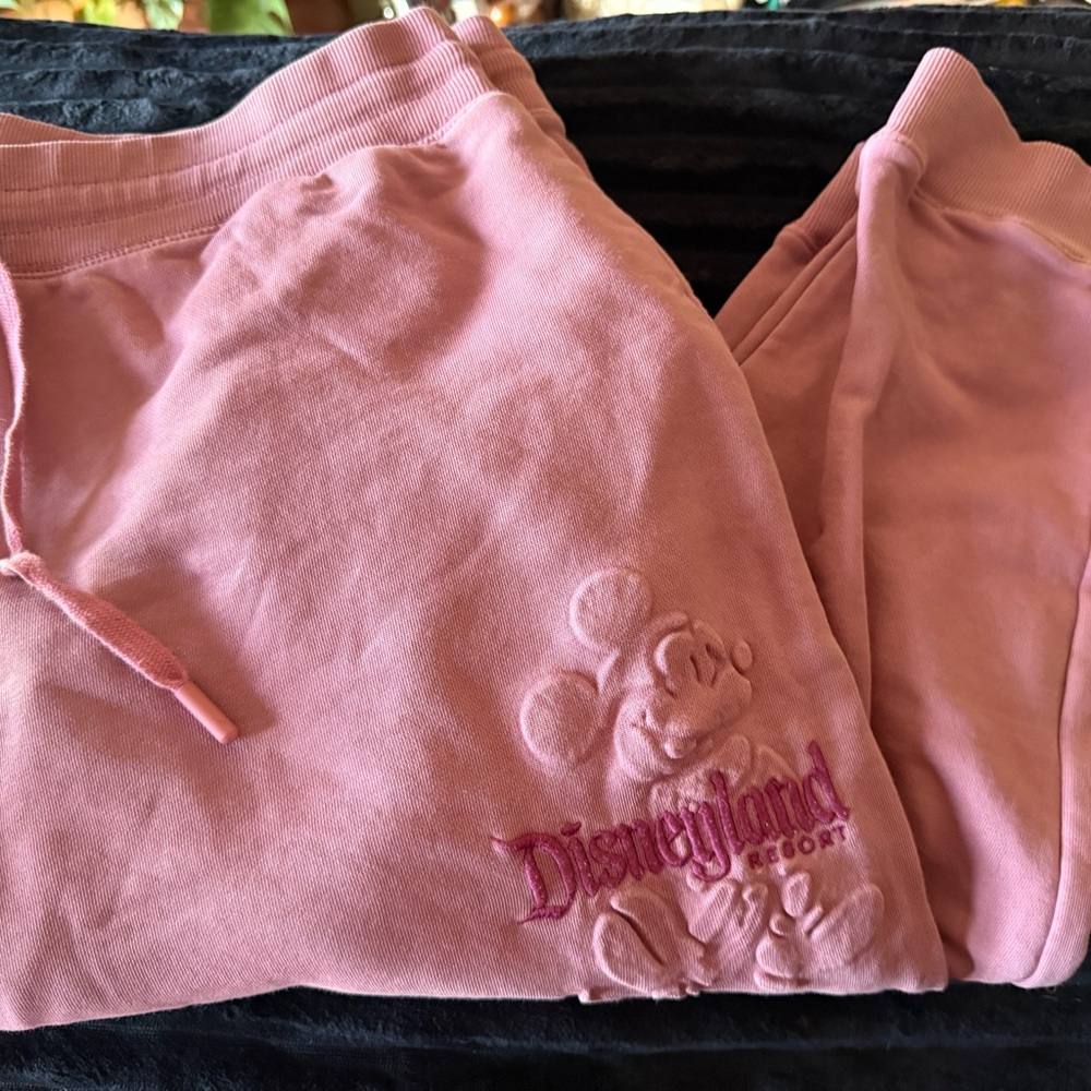 Disneyland Pink/ Purple Sweatpants Soft Cotton Joggers